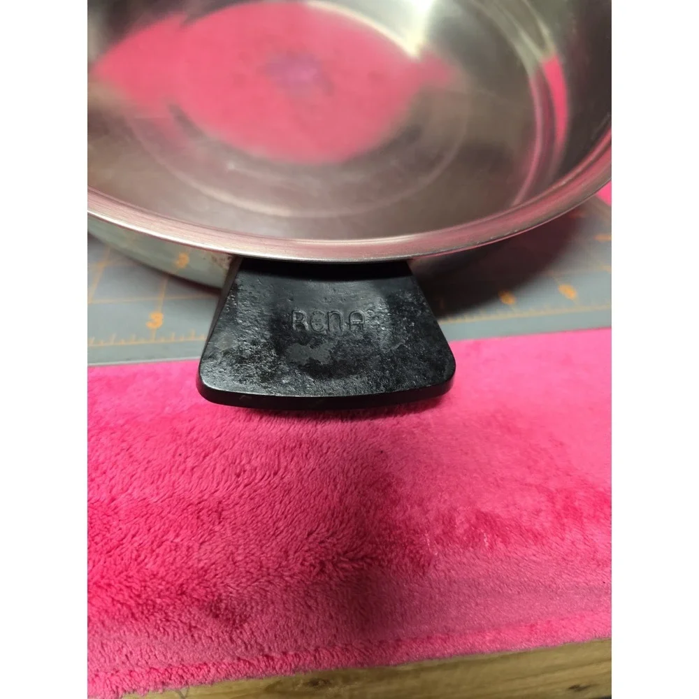 Rena Ware Ultra-Ply 3-Ply 18-8 Stainless Dutch Oven Fry Pan 4Q Dome Skillet Lid